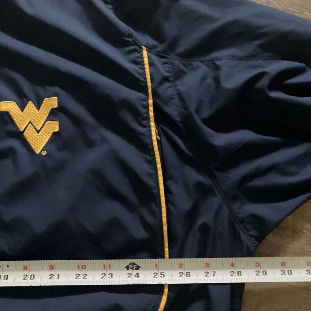 Nike West Virginia Navy Blue Jacket - Size‎ XL Clima-Fit Windbreaker